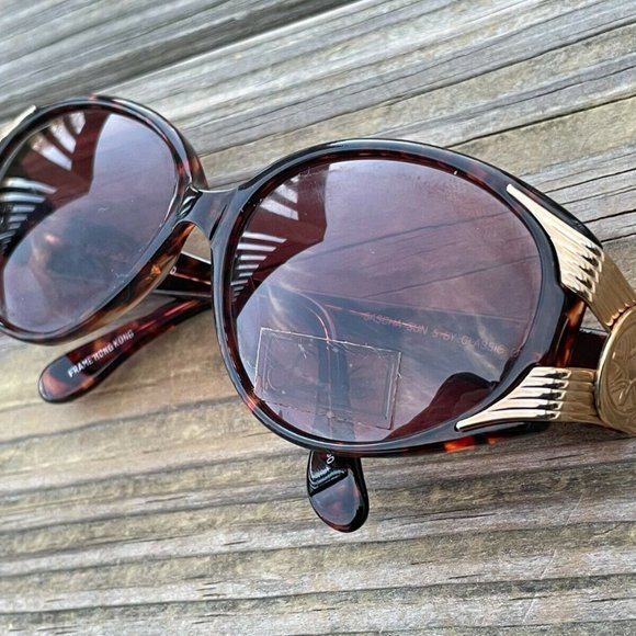 Sascha Sun by Classic Optic Women Sunglasses Brown Tortoise TEAKWOOD Eye Wear Sh - Picture 3 of 12